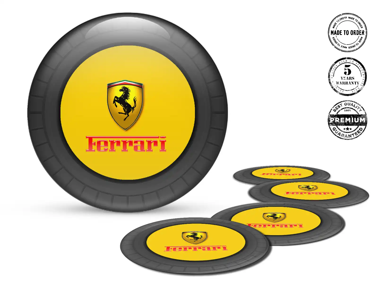 Ferrari Aufkleber Dome Edition Harz Emblem Labels